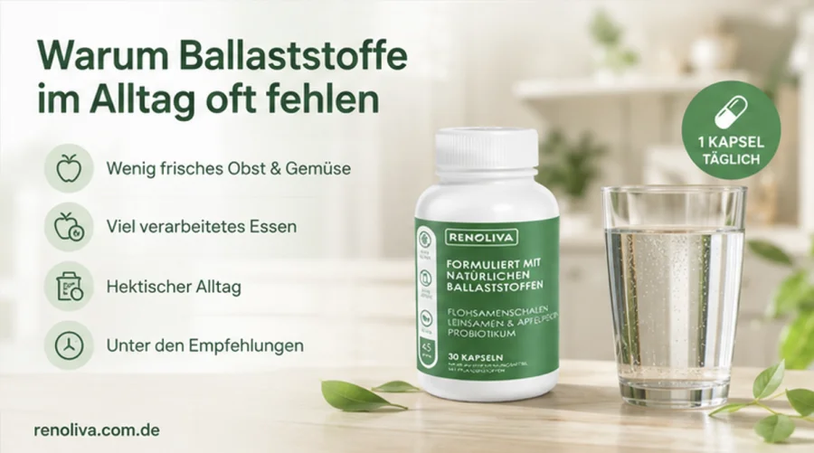 Renoliva — natürliche Ballaststoffe als tägliche Ergänzung